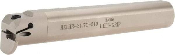 Iscar - HELII, Internal, Right Hand, 0.393" Max Depth of Cut, 0.197" Min Groove Width, Indexable Grooving Tool Holder - 1-1/4" Shank Width, 8" OAL, Through Coolant - Industrial Tool & Supply