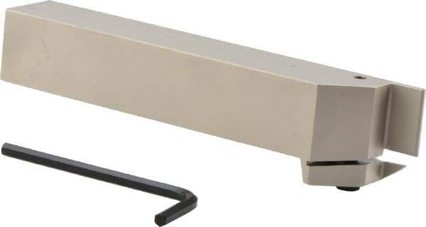 Iscar - HELI, External, Left Hand, 0.47" Max Depth of Cut, 0.118 to 1/8" Groove Width, Indexable Grooving Tool Holder - GRIP 3.., HGN 30.. Insert Compatibility, 1" Shank Height, 1" Shank Width, 6" OAL - Industrial Tool & Supply