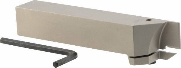 Iscar - HELI, External, Left Hand, 0.118 to 1/8" Groove Width, Indexable Grooving Tool Holder - GRIP 3.., HGN 30.. Insert Compatibility, 1" Shank Height, 1" Shank Width, 6" OAL - Industrial Tool & Supply