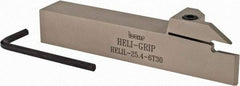 Iscar - HELI, External, Left Hand, 0.236 to 1/4" Groove Width, Indexable Grooving Tool Holder - DG.. 6303, GRIP 6.. Insert Compatibility, 1" Shank Height, 1" Shank Width, 6" OAL - Industrial Tool & Supply