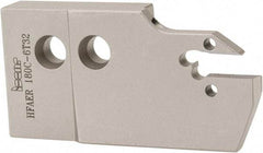 Iscar - 6mm Groove Width, 32mm Max Depth of Cut, Right Hand Cut, HFAE Indexable Grooving Blade - DGN/DGNC/DGNM-C, DGN/DGNM-J/JS/JT, DGN-UT/UA, DGN-W, GRIP, HFPR/L, HGPL Insert Style, Series Heliface - Industrial Tool & Supply