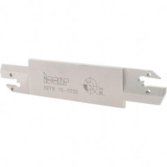 Iscar - 5mm Groove Width, 32mm Max Depth of Cut, Right Hand Cut, HFF Indexable Grooving Blade - HFPR/L 5004... Insert Style, Series Heliface - Industrial Tool & Supply
