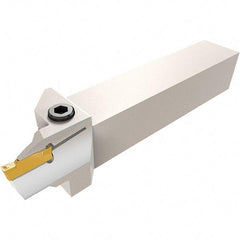 Iscar - HFH, External, Left Hand, 0.87" Max Depth of Cut, 0.118" Max Groove Width, Indexable Grooving Tool Holder - HFPL 30.. Insert Compatibility, 1" Shank Height, 1" Shank Width, 6" OAL - Industrial Tool & Supply