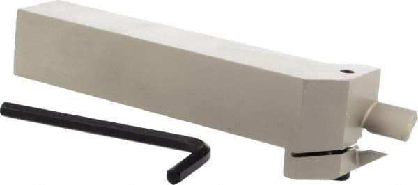 Iscar - HFH, External, Right Hand, 0.67" Max Depth of Cut, 0.197" Max Groove Width, Indexable Grooving Tool Holder - DGN.., GRIP 50.., HFPR 5004 Insert Compatibility, 1" Shank Height, 1" Shank Width, 6" OAL - Industrial Tool & Supply