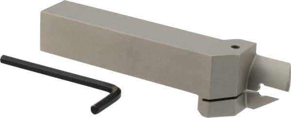 Iscar - HFH, External, Right Hand, 0.98" Max Depth of Cut, 0.157" Max Groove Width, Indexable Grooving Tool Holder - DGN 4.., GRIP 4.., HFPR 4004 Insert Compatibility, 1" Shank Height, 1" Shank Width, 6" OAL - Industrial Tool & Supply