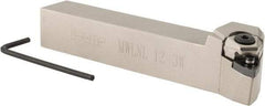 Iscar - MWLN, Left Hand Cut, 3/4" Shank Height x 3/4" Shank Width, Negative Rake Indexable Turning Toolholder - 4-1/2" OAL, WNM..3 Insert Compatibility, Series Isoturn - Industrial Tool & Supply