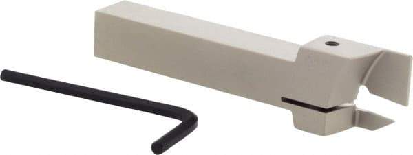 Iscar - PHG, External, Left Hand, 17mm Max Depth of Cut, 2.4 to 3.18mm Groove Width, Indexable Grooving Tool Holder - GDMW 2.4 Insert Compatibility, 16mm Shank Height, 16mm Shank Width, 110mm OAL - Industrial Tool & Supply