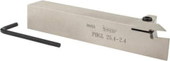 Iscar - PHG, External, Left Hand, 0.67" Max Depth of Cut, 3/32 to 1/8" Groove Width, Indexable Grooving Tool Holder - GDMW 2.4 Insert Compatibility, 1" Shank Height, 1" Shank Width, 6" OAL - Industrial Tool & Supply