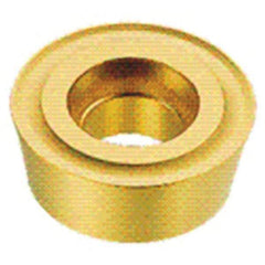 Iscar - RPMT43 Grade IC50M Carbide Milling Insert - Uncoated, 3/16" Thick, 1/2" Inscribed Circle - Industrial Tool & Supply