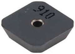 Iscar - SEKN42 Grade IC910 Carbide Milling Insert - AlTiN Finish, 0.1252" Thick, 1/2" Inscribed Circle - Industrial Tool & Supply