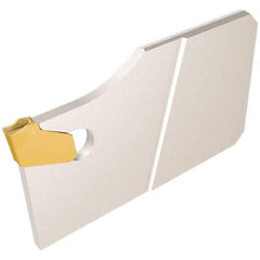 Iscar - 1.6" Groove Width, Neutral Cut, SGB Indexable Grooving Blade - GFN-A, GFN-C, GFN-J, GFR/L-C, GFR/L-J Insert Style, Series Self-Grip - Industrial Tool & Supply