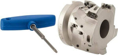 Iscar - 15 Inserts, 3" Cut Diam, 1-1/4" Arbor Diam, 1-1/2" Max Depth of Cut, Indexable Square-Shoulder Face Mill - 0/90° Lead Angle, 2.38" High, AD..1505.. & HM90 AD..1505.. Insert Compatibility, Series SM - Industrial Tool & Supply