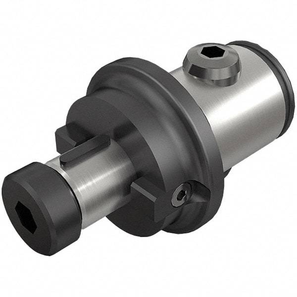 Iscar - MB80 System Size, Modular Tool Holding System Adapter - 2" Projection, 3.86" Body Diam, Through Coolant - Exact Industrial Supply