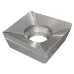 Iscar - SOMT060204 HQ Grade IC520M Carbide Milling Insert - TiCN Finish, 0.1008" Thick, 0.2425" Inscribed Circle, 0.4mm Corner Radius - Industrial Tool & Supply