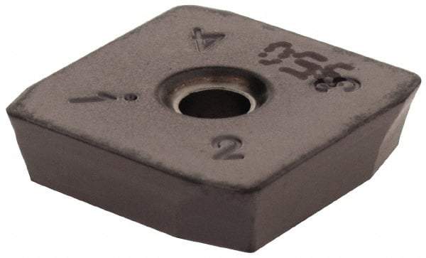 Iscar - SPKN42 42 Grade IC950 Carbide Milling Insert - TiAlN Finish, 0.1252" Thick, 1/2" Inscribed Circle - Industrial Tool & Supply