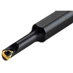 Iscar - 0.276" Min Bore Diam, 4" OAL, 3/8" Shank Diam, S-SWUB Indexable Boring Bar - 0.937" Max Bore Depth, WBMT 52.. Insert, Screw or Clamp Holding Method - Industrial Tool & Supply