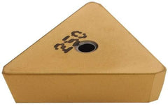 Iscar - TPKN43 Grade IC250 Carbide Milling Insert - TiCN/TiN Finish, 0.1874" Thick, 1/2" Inscribed Circle - Industrial Tool & Supply