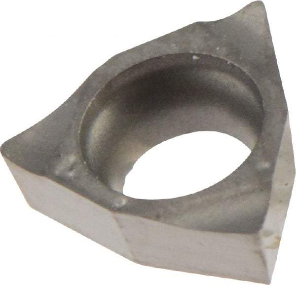 Iscar - WCGT020102 Grade IC30N Cermet Turning Insert - 80° Trigon, 5/32" Inscr Circle, 1/16" Thick, 0.0079" Corner Radius - Industrial Tool & Supply