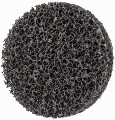 Merit Abrasives - 4" Diam, Silicon Carbide Hook & Loop Disc - Very Coarse Grade, Nonwoven, - Industrial Tool & Supply