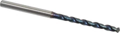 OSG - 1/8" 130° Vanadium High Speed Steel Jobber Drill - WD1 Finish, Right Hand Cut, Spiral Flute, Straight Shank, 68mm OAL, Faceted Point - Industrial Tool & Supply