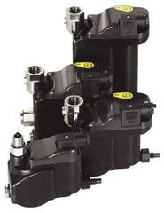 Domnick Hunter - 3/8" Inlet, Zero Air-Loss Level Sensing Condensate Drain - 1/8" NPT Outlet, 3 to 232 psi, 424 CFM Receiver Compressor - Industrial Tool & Supply
