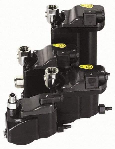 Domnick Hunter - 1/2" Inlet, Zero Air-Loss Level Sensing Condensate Drain - 1/8" NPT Outlet, 3 to 232 psi, 1,059 CFM Receiver Compressor, 2,119" CFM Refrigerated Dryer - Industrial Tool & Supply