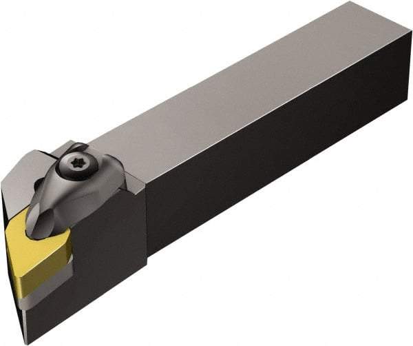 Sandvik Coromant - DDJNL, Left Hand Cut, -3° Lead Angle, 1" Shank Height x 1" Shank Width, Negative Rake Indexable Turning Toolholder - 5" OAL, DNMG 432 Insert Compatibility, Series T-Max P - Industrial Tool & Supply