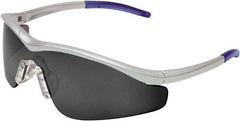 MCR Safety - Gray Lenses, Framed Safety Glasses - Anti-Fog, Scratch Resistant, Size Universal, Wrap Around - Industrial Tool & Supply