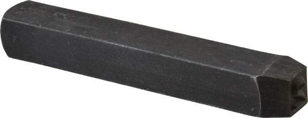 Made in USA - 3/16" Character Size, 2 Character, Heavy Duty Individual Steel Stamp - Steel, Individual - Industrial Tool & Supply