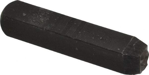 Made in USA - 3/8" Character Size, 5 Character, Heavy Duty Individual Steel Stamp - Steel, Individual - Industrial Tool & Supply