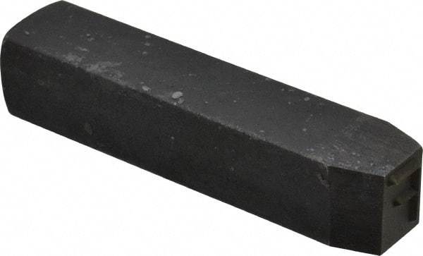 Made in USA - 1/2" Character Size, F Character, Heavy Duty Individual Steel Stamp - Steel, Individual - Industrial Tool & Supply