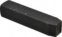 Made in USA - 1/2" Character Size, F Character, Heavy Duty Individual Steel Stamp - Steel, Individual - Industrial Tool & Supply