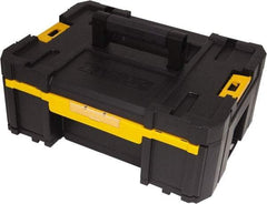 DeWALT - 1 Compartment 1 Drawer Tool Organizer - 12-1/4" Wide x 6-7/8" Deep x 6-55/64" High, Structural Foam, Black/Yellow - Industrial Tool & Supply