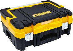 DeWALT - 8 Compartment Tool Box - 17-1/4" Wide x 6-3/8" Deep x 13" High, Structural Foam, Black/Yellow - Industrial Tool & Supply