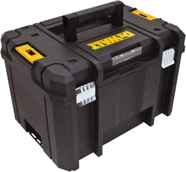 DeWALT - 1 Tray Tool Box - 17-1/4" Wide x 13" Deep x 11-7/8" High, Structural Foam, Black - Industrial Tool & Supply