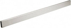 ECONOCO - 1/2" Wide, 1-1/2 High, Open Shelving Accessory/Component - Steel, Satin Chrome Finish, 24" Long, Use with 1-1/4" Hangrail Brackets - Industrial Tool & Supply