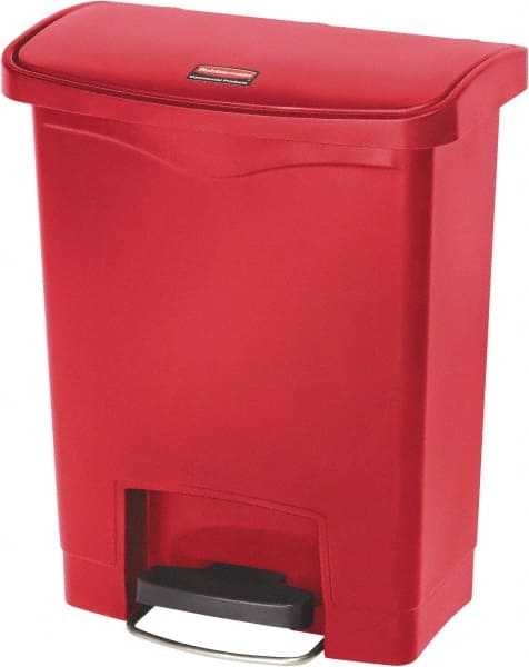 Rubbermaid - 8 Gal Rectangle Unlabeled Trash Can - Exact Industrial Supply