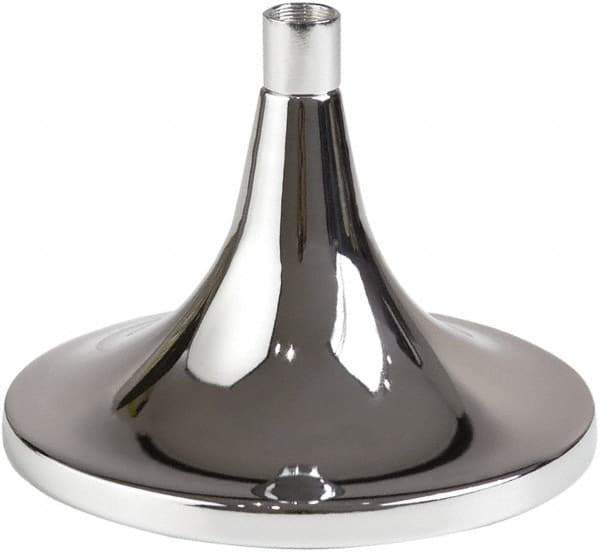 ECONOCO - 6" Wide, Open Shelving Accessory/Component - Steel, Chrome Finish, 6" Long, Use with 5/8" Flange Upright - Industrial Tool & Supply