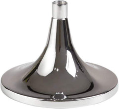 ECONOCO - 6" Wide, Open Shelving Accessory/Component - Steel, Chrome Finish, 6" Long, Use with 5/8" Flange Upright - Industrial Tool & Supply