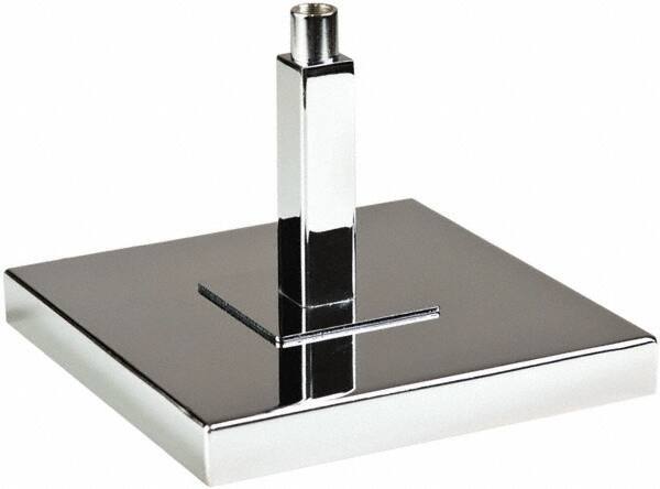 ECONOCO - 8" Wide, Open Shelving Accessory/Component - Steel, Chrome Finish, 8" Long, Use with 5/8" Flange Upright - Industrial Tool & Supply