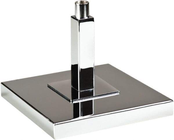 ECONOCO - 6" Wide, Open Shelving Accessory/Component - Steel, Chrome Finish, 6" Long, Use with 5/8" Flange Upright - Industrial Tool & Supply