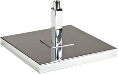 ECONOCO - 10" Wide, Open Shelving Accessory/Component - Steel, Chrome Finish, 10" Long, Use with 5/8" Flange Upright - Industrial Tool & Supply
