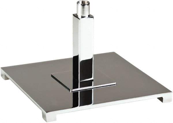 ECONOCO - 8" Wide, Open Shelving Accessory/Component - Steel, Chrome Finish, 8" Long, Use with 5/8" Flange Upright - Industrial Tool & Supply