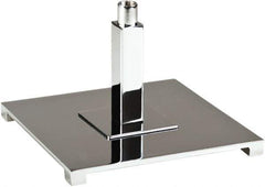 ECONOCO - 8" Wide, Open Shelving Accessory/Component - Steel, Chrome Finish, 8" Long, Use with 5/8" Flange Upright - Industrial Tool & Supply