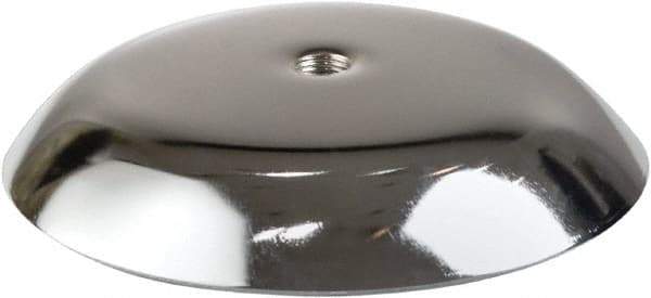 ECONOCO - 4" Wide, Open Shelving Accessory/Component - Steel, Chrome Finish, 4" Long, Use with 3/8" Flange Upright - Industrial Tool & Supply