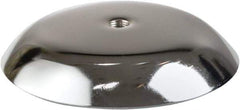 ECONOCO - 4" Wide, Open Shelving Accessory/Component - Steel, Chrome Finish, 4" Long, Use with 3/8" Flange Upright - Industrial Tool & Supply
