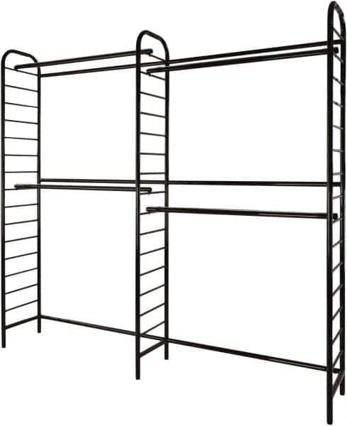 ECONOCO - 16" Wide, 88 High, Open Shelving Accessory/Component - Steel, Semi-Gloss Finish, 96" Long, Use with Ladder System - Industrial Tool & Supply