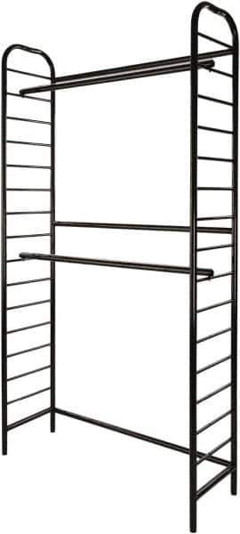 ECONOCO - 16" Wide, 88 High, Open Shelving Accessory/Component - Steel, Semi-Gloss Finish, 48" Long, Use with Ladder System - Industrial Tool & Supply