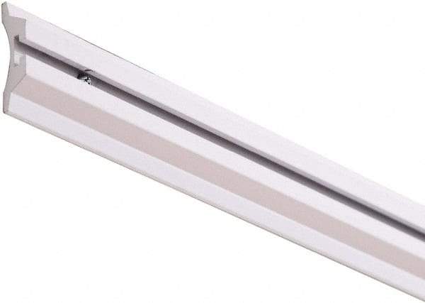 ECONOCO - 96" Wide, Open Shelving Accessory/Component - Aluminum, Aluminum Finish, 2-1/2" Deep, Use with Trac2000, Trac2001, System 94, Mirage Mini-Ladder System - Industrial Tool & Supply