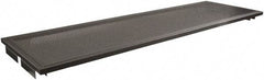 ECONOCO - 43" Wide, Open Shelving Accessory/Component - Steel, Matte Finish, 43" Long, Use with Mirage Mini-Ladder System - Industrial Tool & Supply